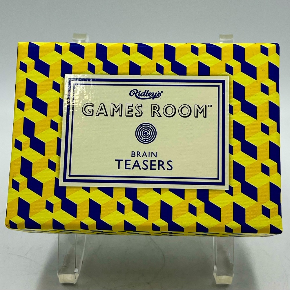 Ridley's Games Room: “Brain Teasers” 140 Trivia Question Cards Designed Age 8 Up
